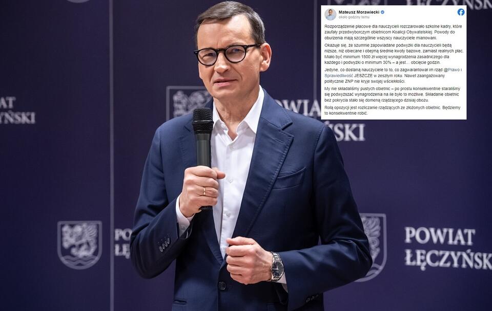 autor: PAP/Wojtek Jargiło/Facebook Mateusz Morawiecki