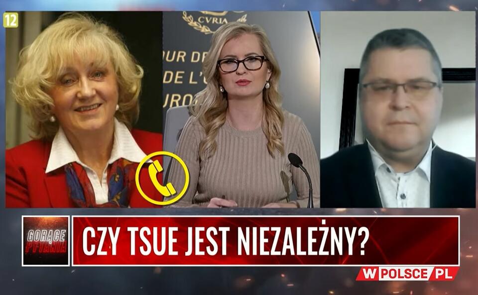 Red. Edyta Hołdyńska z rozmówcami w programie "Gorące Pytania" / autor: Youtube/wPolsce.pl