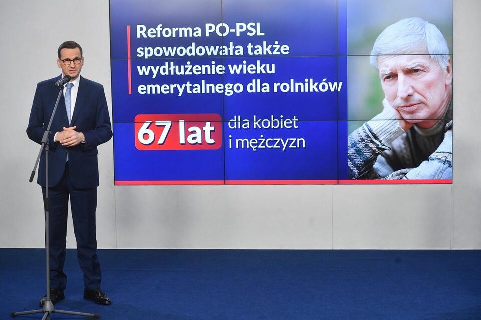 Premier Mateusz Morawiecki  / autor: 	PAP/Radek Pietruszka