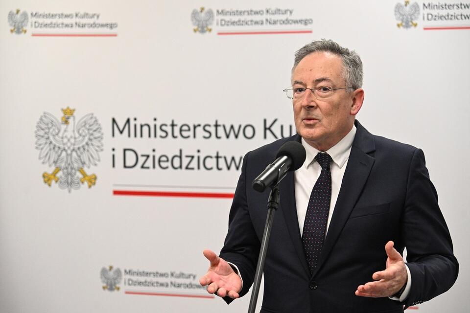 Minister kultury i dziedzictwa narodowego Bartłomiej Sienkiewicz / autor: PAP/Radek Pietruszka