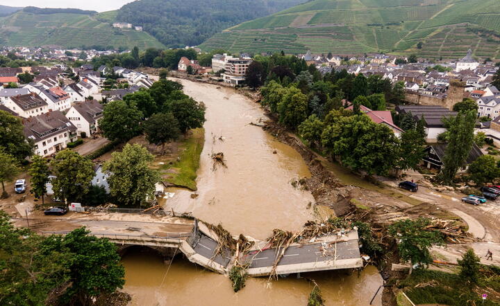 powódź w Niemczech / autor: fotoserwis PAP