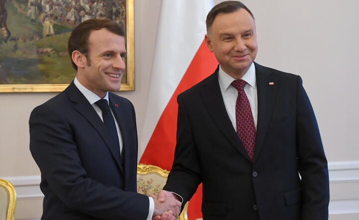 Francuskie media: Macron przyjechał pojednać się z Polską