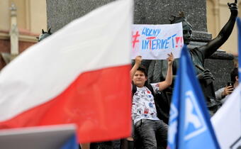 Protest przeciwko cenzurze internetu