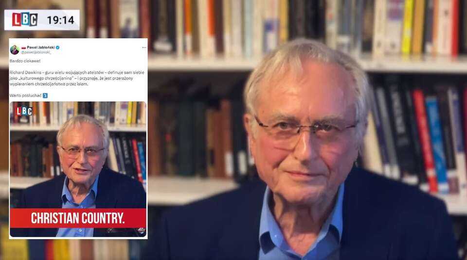 Dawkins: Nazywam siebie kulturowym chrześcijaninem