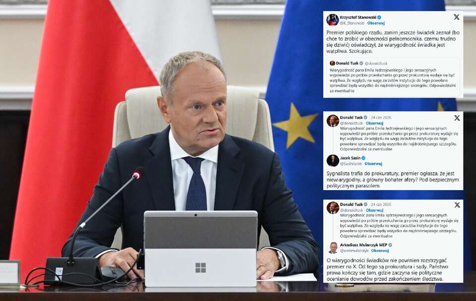 Tusk otwarcie uderza w lekarza! "Wydał instrukcje"; "Kryminał"