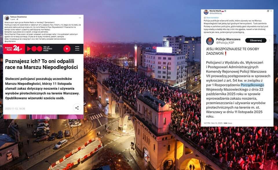 Marsz Niepodległości 2025 / autor: PAP/Paweł Supernak