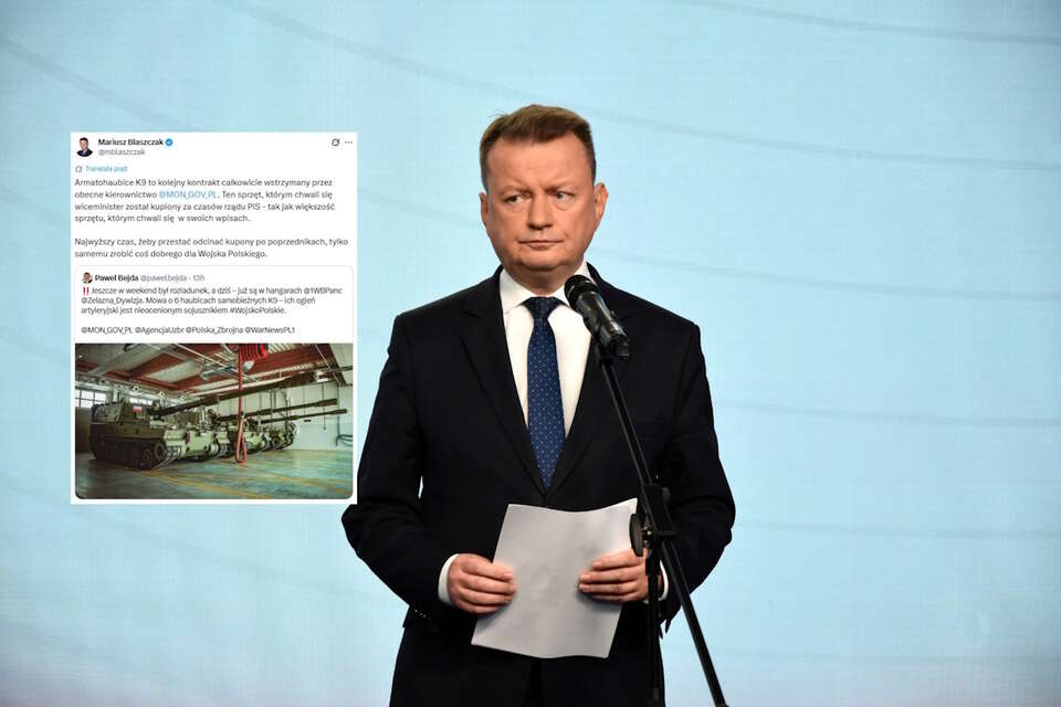 Mariusz Błaszczak / autor: Fratria/X-Mariusz Błaszczak, screen
