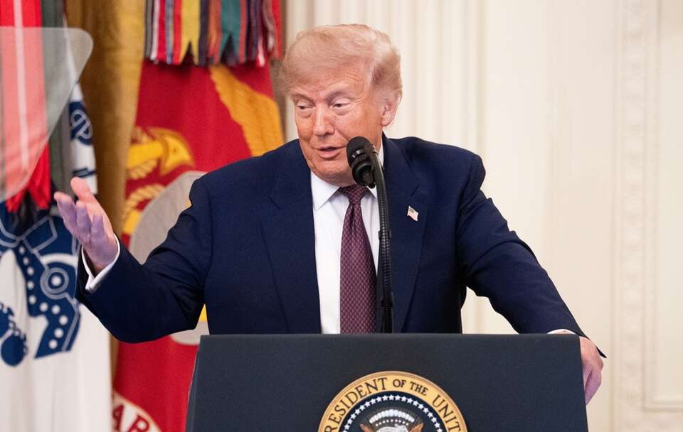 Trump atakuje Meloni / autor: EPA/Aaron Schwartz via CNP / POOL Dostawca: PAP/EPA.