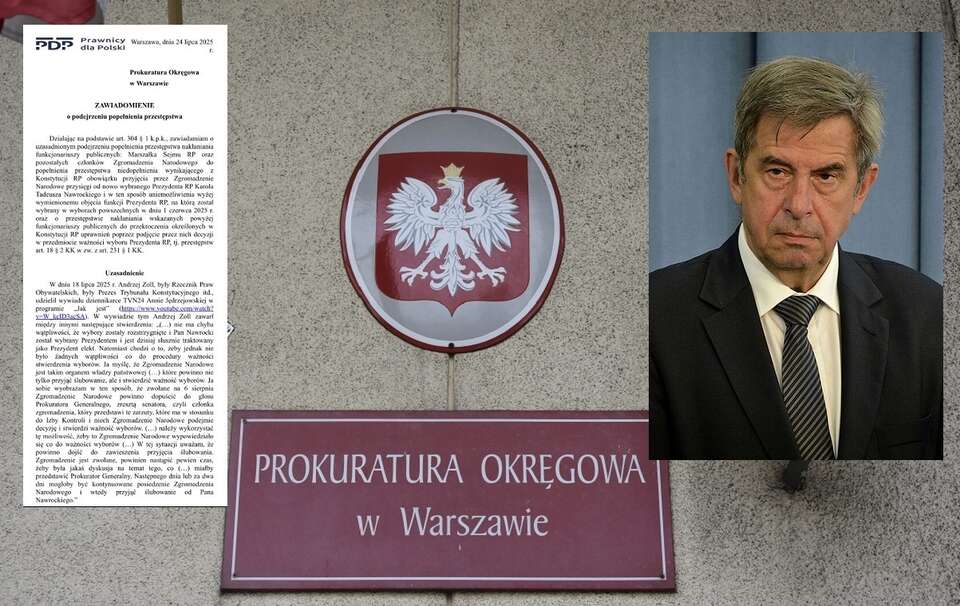 Prokuratura Okręgowa w Warszawie / autor: Fratria/Adrian Grycuk, CC BY-SA 3.0 PL <https://creativecommons.org/licenses/by-sa/3.0/pl/deed.en>, via Wikimedia Commons/X: @PRAWNICYdlaPOL