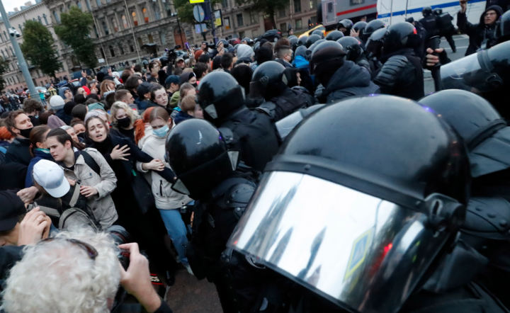 Protesty przeciwko mobilizacji w Rosji / autor: PAP 