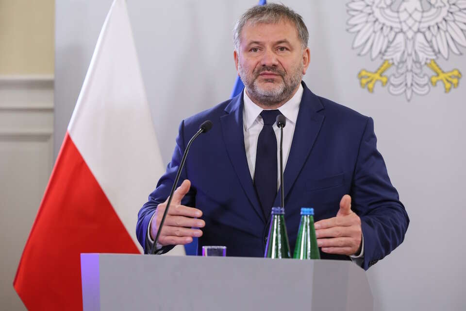 Konferencja prasowa ministra sprawiedliwości Waldemara Żurka / autor: PAP/Rafał Guz