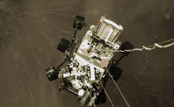 Lądowanie na Marsie / autor: NASA/EPA/PAP