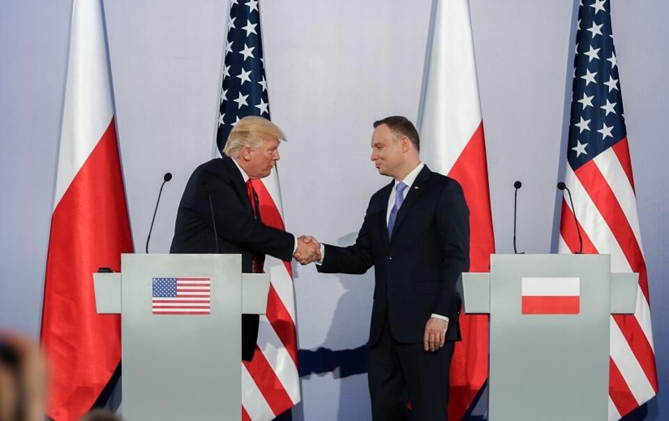 Prezydenci Donald Trump i Andrzej Duda / autor: Fratria