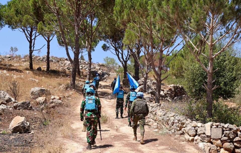 Siły pokojowe UNIFIL patrolują południowy Liban / autor: X/@UNIFIL_