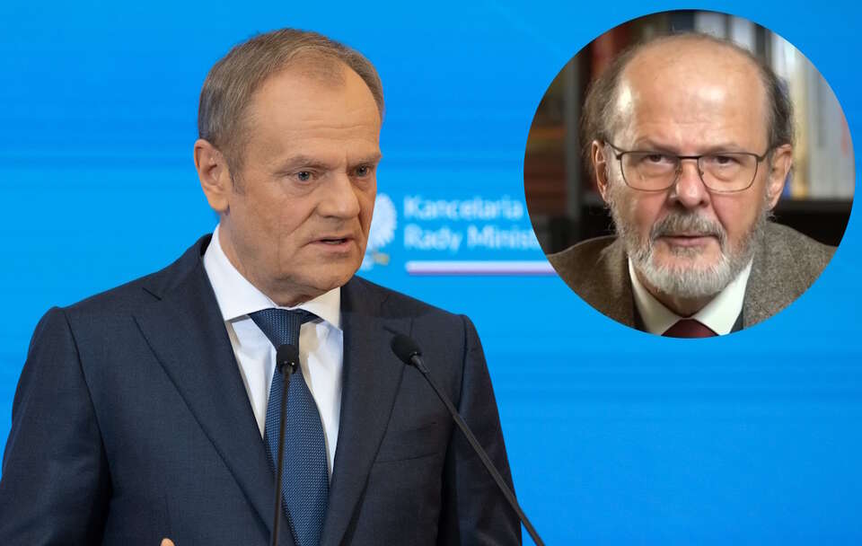 Donald Tusk, prof. Arkadiusz Jabłoński / autor: Fratria/TVTrwam