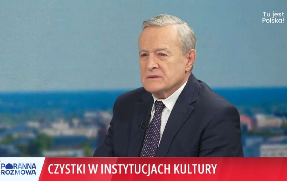 Prof. Piotr Gliński (PiS) w Porannej Rozmowie Telewizji wPolsce24 / autor: Telewizja wPolsce24