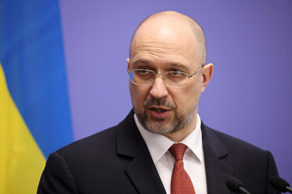 Premier Ukrainy Denys Szmyhal / autor: PAP/Leszek Szymański