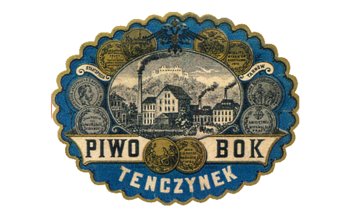 Etykieta piwa BOK warzonego w przeszłości w Tenczynku fot. krzeszowiceone.pl