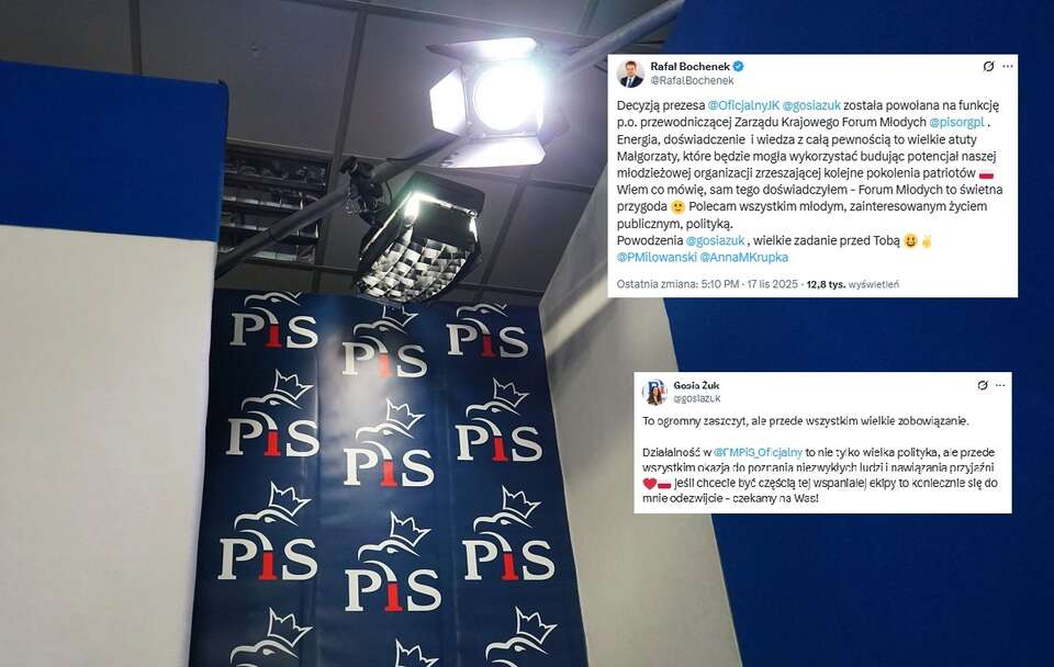 Małgorzata Żuk at the head of the PiS Youth Forum. 'Energy'