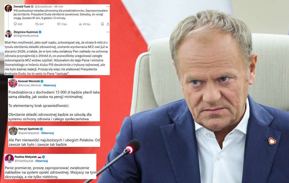 Donald Tusk / autor: PAP/Szymon Pulcyn/X