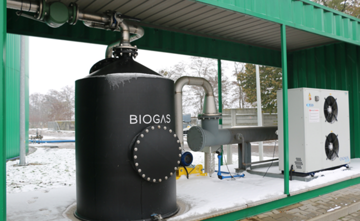 Eksperymentalna biogazownia ogrzewa domy