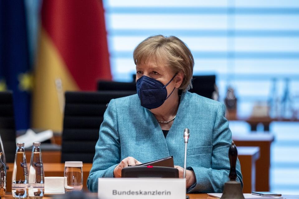 Kanclerz Niemiec Angela Merkel na posiedzeniu rządu / autor: PAP/EPA