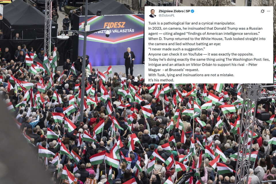 Wiec Viktora Orbana / autor: PAP/EPA