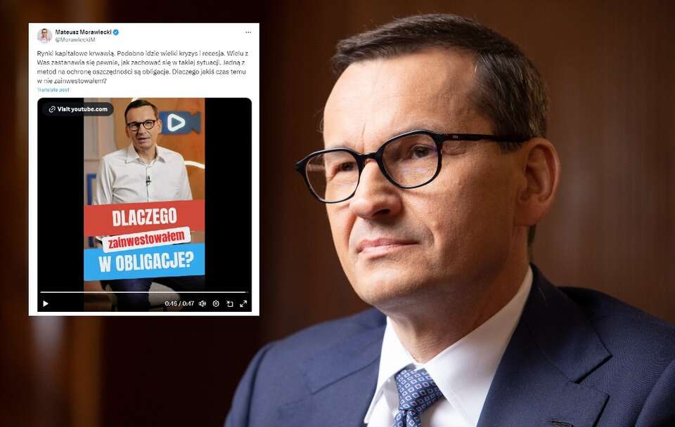 Morawiecki: Metodą na ochronę oszczędności są obligacje