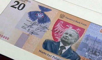 Banknot i moneta z Lechem Kaczyńskim w obiegu od 9 listopada