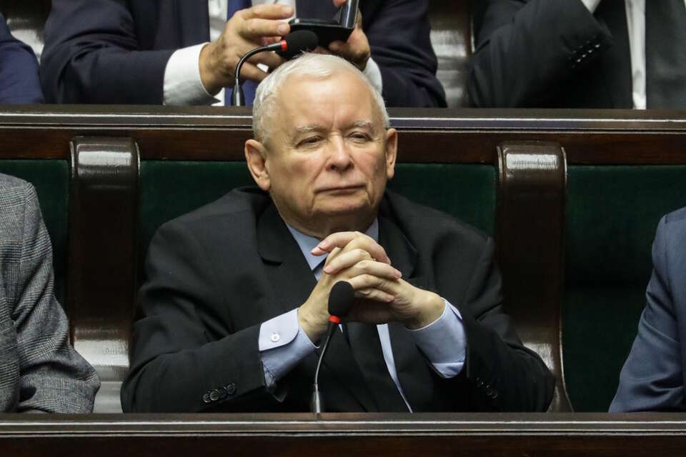 Jarosław Kaczyński / autor: PAP/Tomasz Gzell