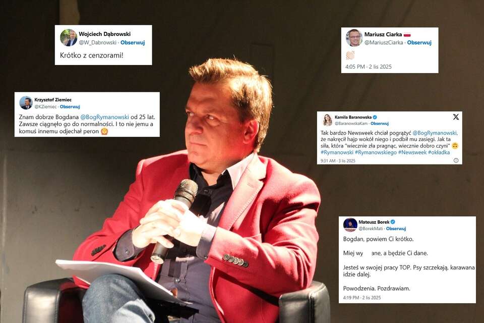 archiwalne zdjęcie z Bogdanem Rymanowskim / autor: Fratria/X