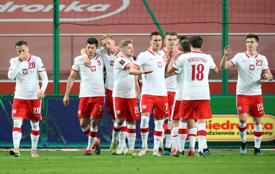 Reprezentacja Polski w trakcie meczu z Andorą / autor: PAP/Leszek Szymański