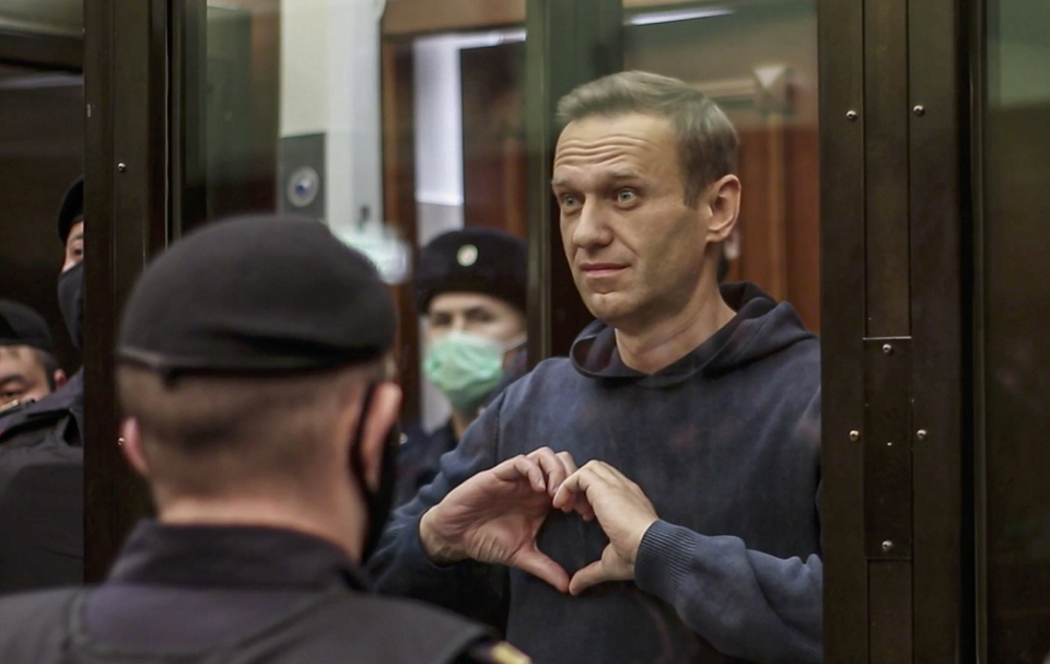 Aleksiej Nawalny podczas procesu w Moskwie / autor: PAP/EPA