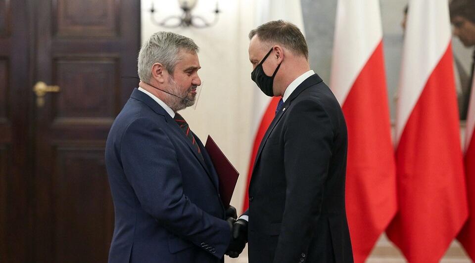Prezydent Polski Andrzej Duda i Jan Krzysztof Ardanowski / autor: Krzysztof Sitkowski/KPRP