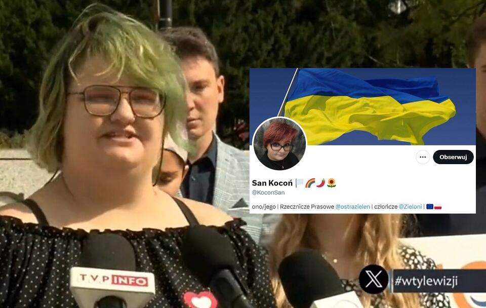 autor: screenshot TVP Info/Twitter San Kocoń