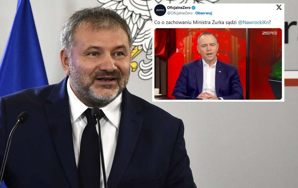 Prezydent Karol Nawrocki  żartobliwie odpowiedział na groźby Waldemara Żurka / autor: Fratria / X 