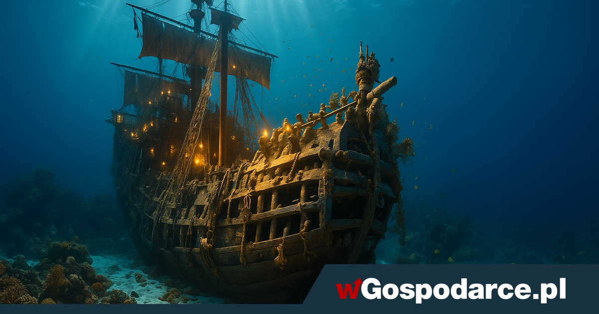 Najdroższy wrak świata. "11 mln złotych monet"