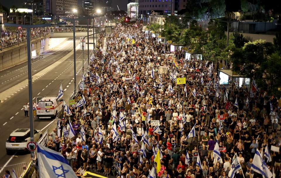 Antyrządowa manifestacja w Izraelu. Tysiące wyszły na ulice