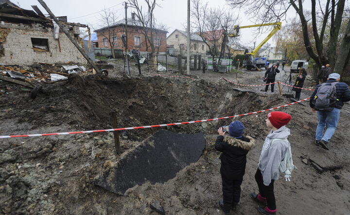 Po ostrzale Kijowa / autor: EPA/PAP