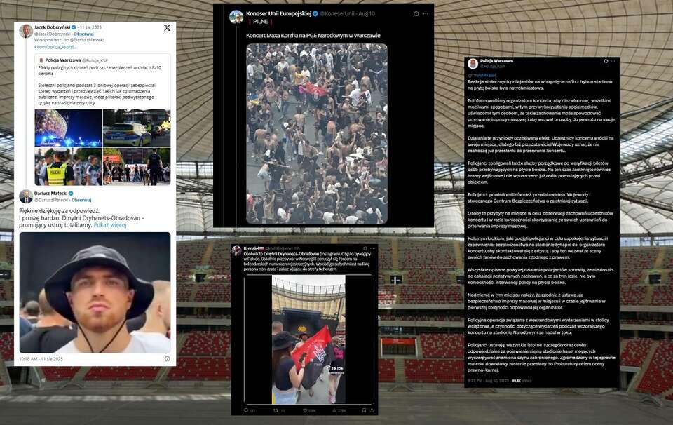 Stadion Narodowy w Warszawie / autor: Fratria/X:@KoneserUE, @krulbijedame