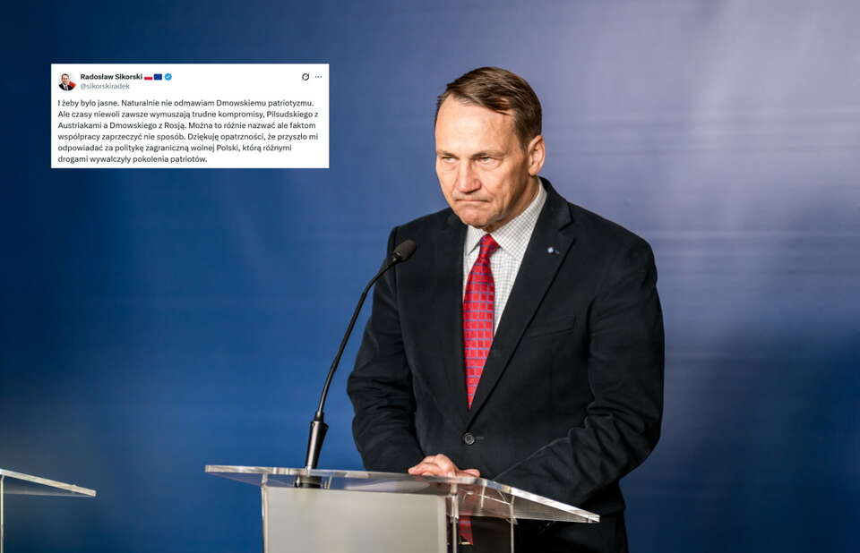 Radosław Sikorski udostępnił kolejny wpis nt. Romana Dmowskiego / autor: Fratria