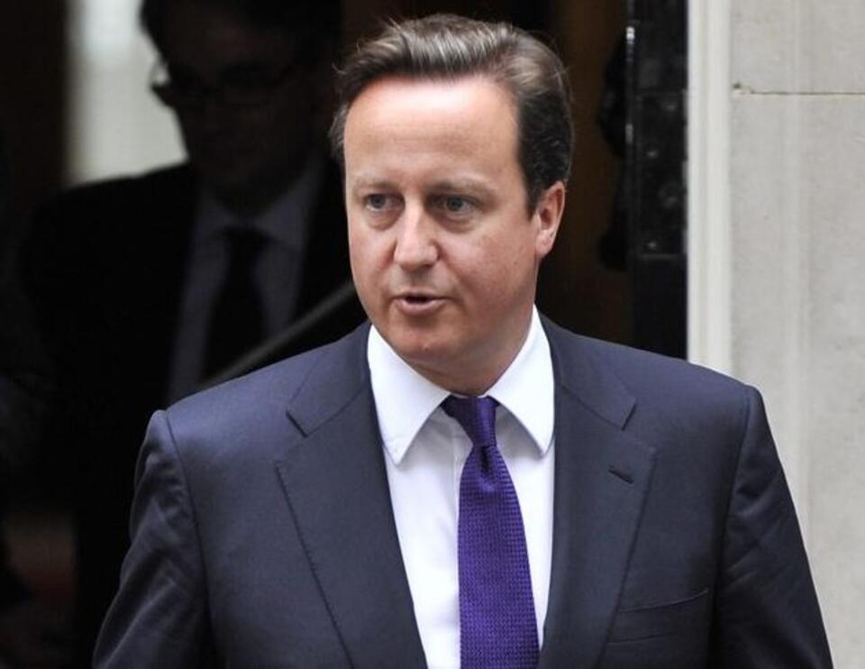 Premier Wielkiej Brytanii David Cameron. Fot PAP/EPA