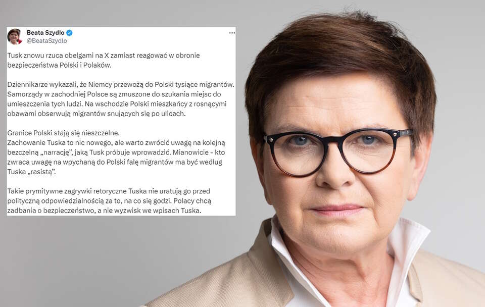 Beata Szydło / autor: Fratria/X