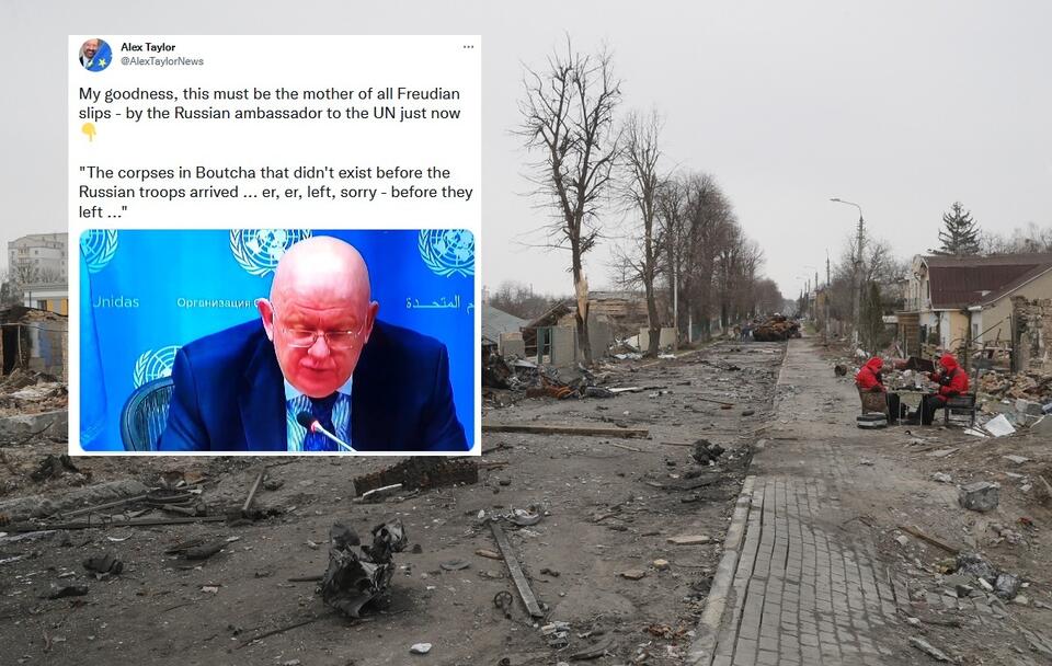 Wpadka rosyjskiego ambasadora! W tle masakra w Buczy