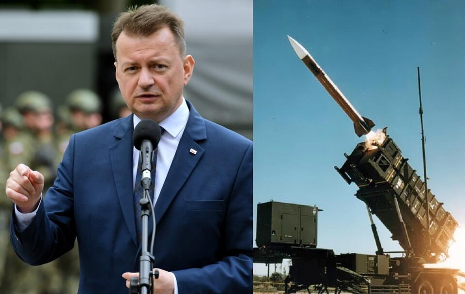 Minister Mariusz Błaszczak/System rakiet Patriot / autor: PAP/Wojtek Jargiło/Wikipedia.pl