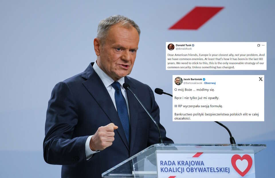 Głos Tuska ws. strategii USA. Bartosiak: "O mój Boże"