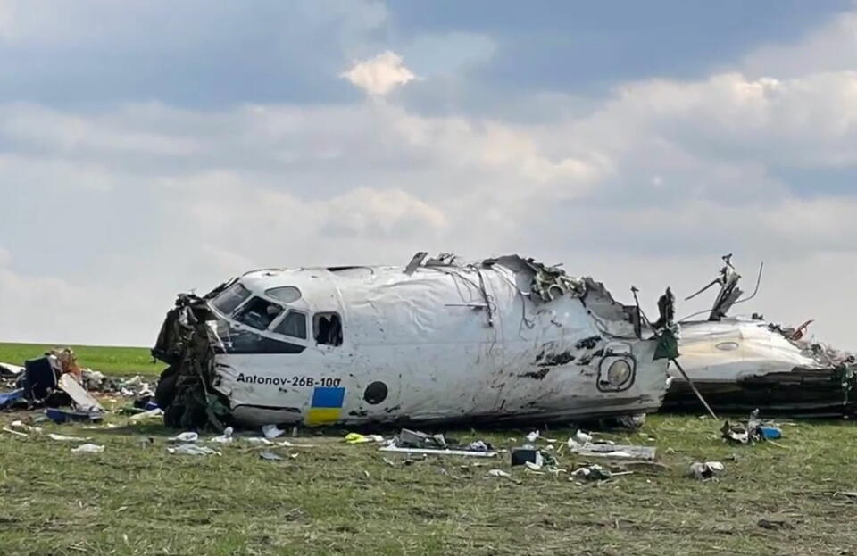 Samolot wojskowy An-26 rozbił się w obwodzie zaporoskim