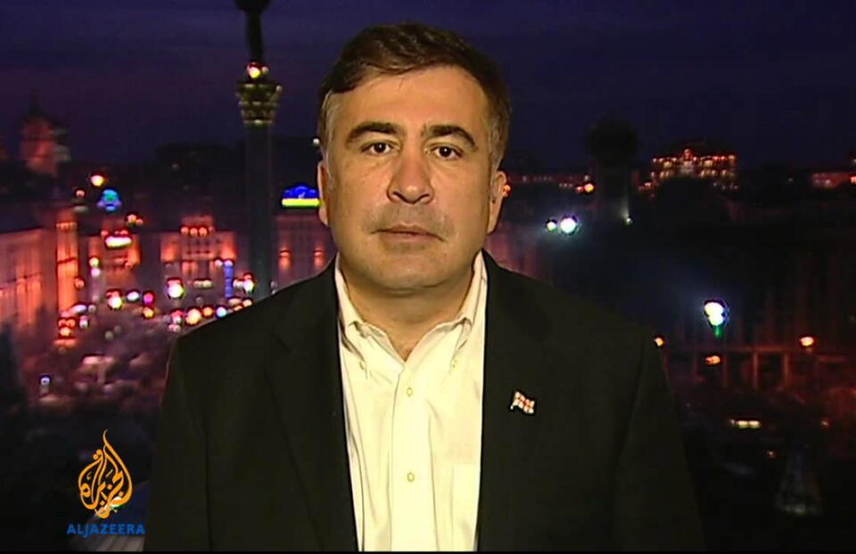 Micheil Saakaszwili  / autor: Screenshot YT Al Jazeera English