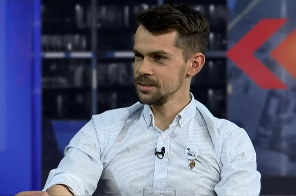 Michał Kołodziejczak  / autor: screen YT/Telewizja Republika