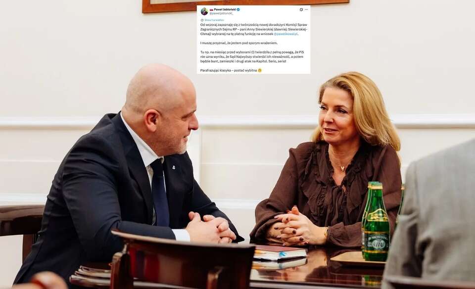 Paweł Kowal z Anną Siewierską / autor: FB: Paweł Kowal 